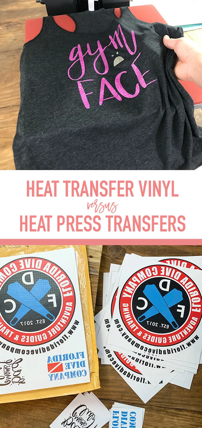 Heat Press Transfers VS Heat Transfer Vinyl - Heat Press Business - Poofy  Cheeks